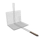 BBQ GRILL WH WOODEN HAND 23*35