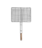 BBQ GRILL WH WOODEN HAND 23*35