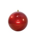 Ornament Ball - Plastic Red D40cm