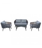 Outdoor Sofa Set - Cancun - Grey Sofa set
