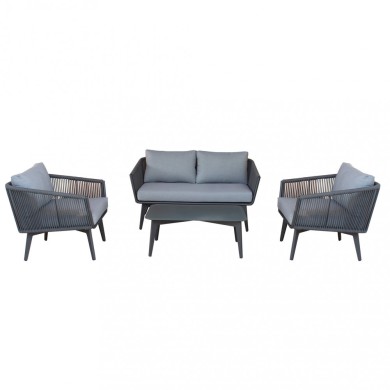 Outdoor Sofa Set - Cancun - Grey Sofa set