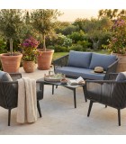 Outdoor Sofa Set - Cancun - Grey Sofa set