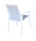 Outdoor Armchair- Maili - White - 57x61x89cm Chairs