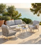 Outdoor Sofa Set - Seychelles - Light Grey Sofa set