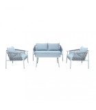 Outdoor Sofa Set - Mumbai - Light Grey Sofa set