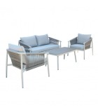 Outdoor Sofa Set - Mumbai - Light Grey Sofa set
