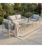 Outdoor Sofa Set - Mumbai - Light Grey Sofa set