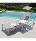 Outdoor Reclining Armchair - Jakarta - White - Chairs/Footstools/Coffee Table Armchairs and Lounge armchairs