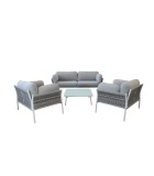 Outdoor Sofa Set - Belem - White Sofa set