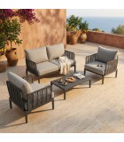 Outdoor Sofa Set - Marigot - Anthracite Sofa set