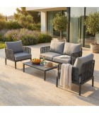 Outdoor Sofa Set - Marigot - Anthracite Sofa set
