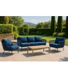 Outdoor Sofa Set - Banes - Blue