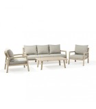 Outdoor Sofa Set - Kingstone - Beige Outdoor Sofa Set - Kingstone - Beige