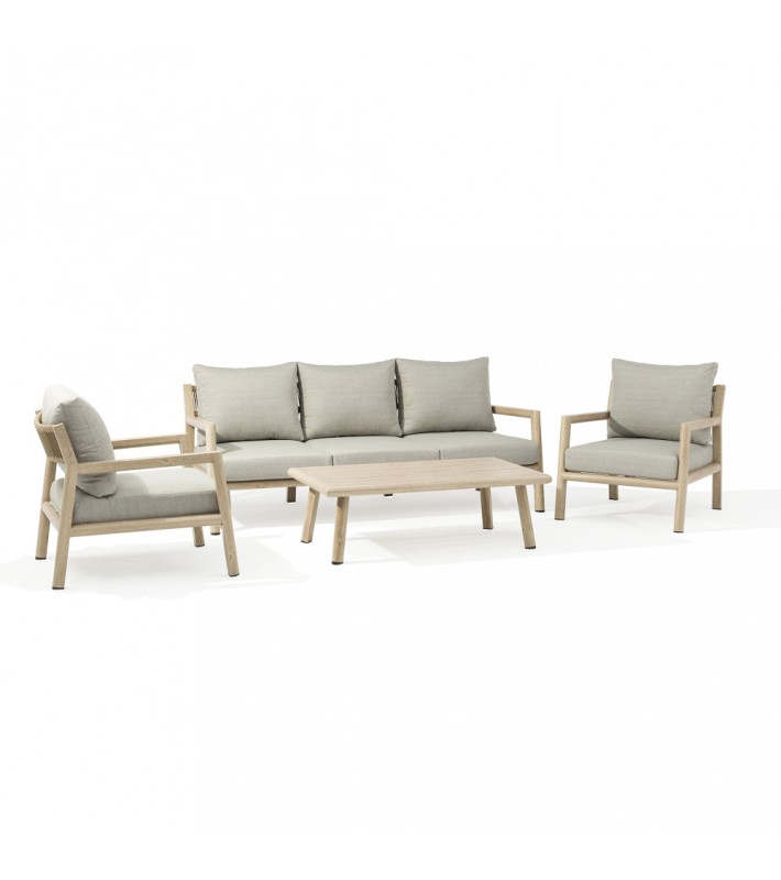 Outdoor Sofa Set - Kingstone - Beige Outdoor Sofa Set - Kingstone - Beige
