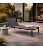 Outdoor Sunlounger - Belfast - Black Sunbeds