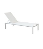 Outdoor Sunlounger - Belfast - White Sunbeds