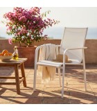 PROVIDENCE STACKABLE ARMCHAIR – CHALK