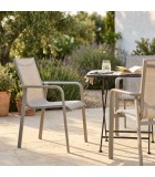 PROVIDENCE STACKABLE ARMCHAIR – SAND GREY
