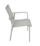 PROVIDENCE STACKABLE ARMCHAIR – SAND GREY