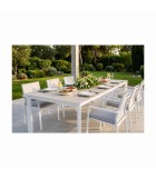 Extendable dining table NASSAU (200/260/320 x 90) - chalk Extendable dining table NASSAU (200/260/320 x 90) - chalk