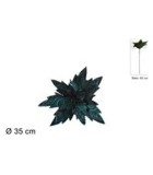 Decorative Flower - Velvet Blue 80cm