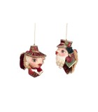Singing Big Puffer Fish Ornament (2 Ass) - Burgundy - 19Cm Singing Big Puffer Fish Ornament (2 Ass) - Burgundy - 19Cm