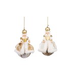 Sun King Baroque Nutcracker On Ball Orn (2 Ass.) - Gold - 16,5Cm Sun King Baroque Nutcracker On Ball Orn (2 Ass.) - Gold - 16,5Cm