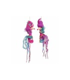 Eleganza Seahorse Ornament (2 Ass) - Pink/Blue - 16Cm