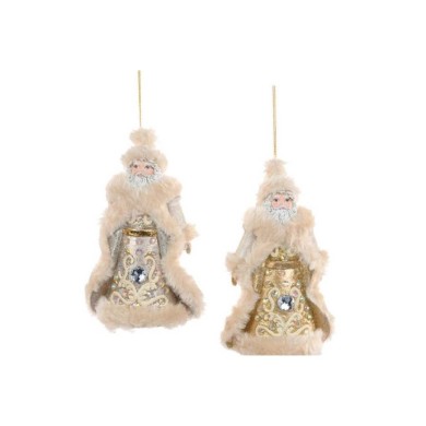 Regal Winter Santa Orn (2 Ass.) - Gold/Cream - 12Cm Regal Winter Santa Orn (2 Ass.) - Gold/Cream - 12Cm