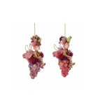Banquet Bettina Grape Orn (2 Ass.) - Pink/Purple - 15,5Cm Banquet Bettina Grape Orn (2 Ass.) - Pink/Purple - 15,5Cm
