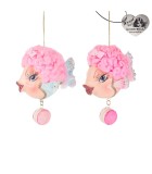 Ornament Fish - Cotton Candy - Pink - 12,5cm (2 assorted designs)