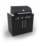 Gas BBQ  - Lumen 6 - Black - 100x67xh50 cm (Stand not Included) build in grills