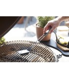 Strainght Brush Olivia with heat resistant handle - Stainless steel