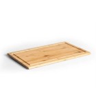 Σανίδα κοπής με αυλάκι - Bamboo 43x28x2cm