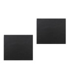 Grill Matt Set - Black 40x33cm (2pcs)