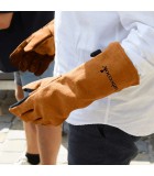 Σετ Γάντια - Μαλακό Δέρμα - Καμελ - 2τμχ