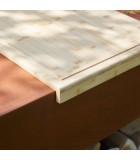 Cutting Board with groove - For Nestor - 59.5x45x4.5cm
