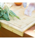 Cutting Board with groove - For Nestor - 59.5x45x4.5cm