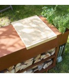 Cutting Board with groove - For Nestor - 59.5x45x4.5cm