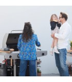 Gas BBQ Siesta310 - Black 124x56x118cm Gas BBQ