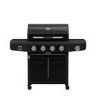 Gas BBQ - Siesta 412 Graphite - Black - 132x56xH118cm Gas BBQ - Siesta 412 Graphite - Black - 132x56xH118cm