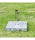 Umbrella Base - Granite - with handle - 50x50cm/52kg