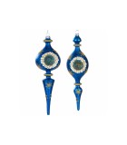 Pearl Reflection Finial Orn (2 Ass) - Blue/Gold/White - 28Cm Pearl Reflection Finial Orn (2 Ass) - Blue/Gold/White - 28Cm