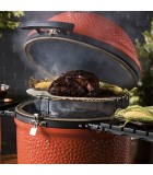 SLŌROLLER with Rack - Fits 62cm Kamado Grills (Grill Grates Not Included) SLŌROLLER with Rack - Fits 62cm Kamado Grills (Grill Grates Not Included)