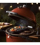 Charcoal BBQ - Kamado Big Joe Series II - Stand Alone - Red - Ø62cm x 94cm Charcoal BBQ - Kamado Big Joe Series II - Stand Alone - Red - Ø62cm x 94cm