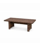 Table Jordano Rectangular - Brown rattan 143x80x67cm Tables Table Jordano Rectangular - Brown rattan 143x80x67cm Tables