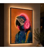 Picture Led Canvas Hand Painted 2 Mod. - 63X3X93Cm