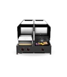 Gas Cooking Station Cozze G-900 QUATTRO 4-In-1 - Black - 90.5 × 69.5 × 49.5 cm Gas Cooking Station Cozze G-900 QUATTRO 4-In-1 - Black - 90.5 × 69.5 × 49.5 cm