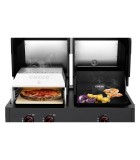 Gas Cooking Station Cozze G-900 QUATTRO 4-In-1 - Black - 90.5 × 69.5 × 49.5 cm Gas Cooking Station Cozze G-900 QUATTRO 4-In-1 - Black - 90.5 × 69.5 × 49.5 cm