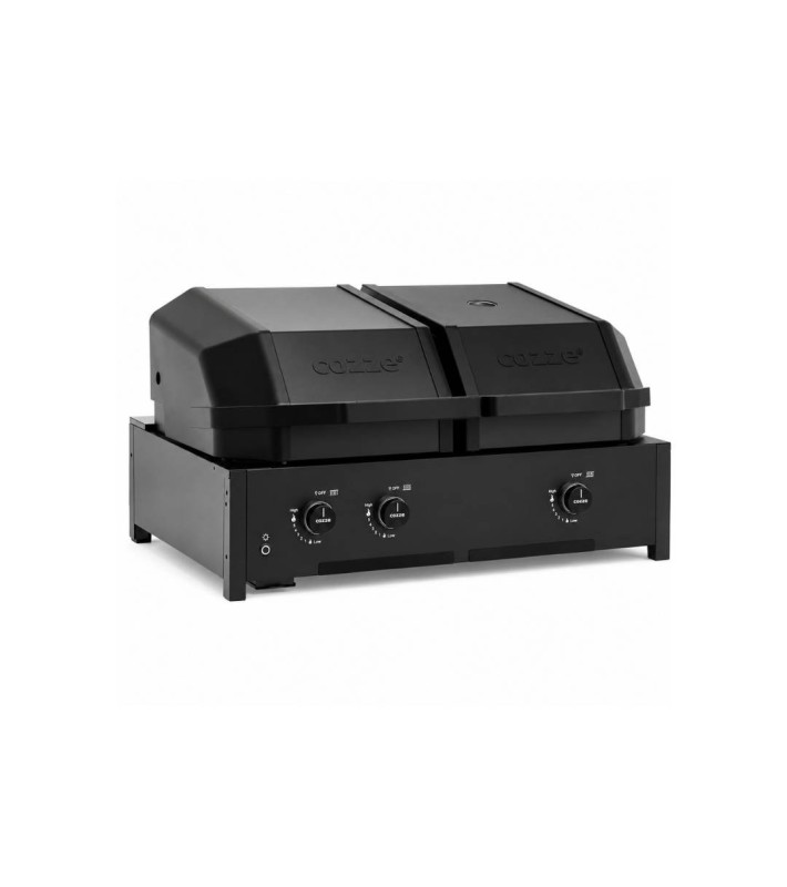 Gas Cooking Station Cozze G-900 QUATTRO 4-In-1 - Black - 90.5 × 69.5 × 49.5 cm Gas Cooking Station Cozze G-900 QUATTRO 4-In-1 - Black - 90.5 × 69.5 × 49.5 cm